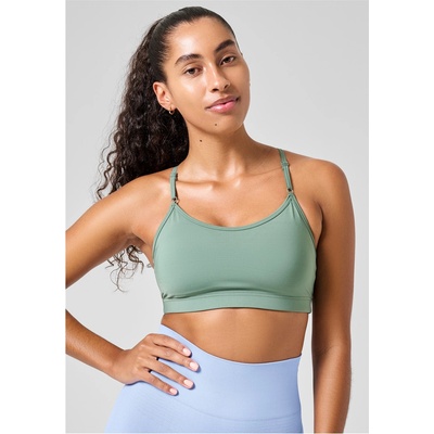 Casall Women's Strap Low Impact Sports Bra - Dusty Green
