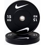 Nike strength Бъмпер тежести Nike Strength Rubber Bumper Plates 15 kg black/white