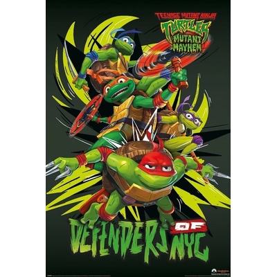 Plagát, Obraz - Teenage Mutant Ninja Turtles: Mutant Mayhem - Deefenders Of NYC, 61 × 91.5 cm