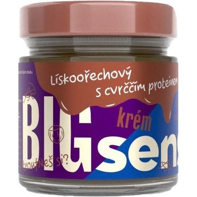 SENS BIGsens Lískooříškový krém s čokoládou a cvrččím proteinem 250 g