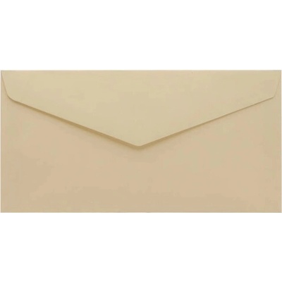Poštová obálka krémová DL (110x220mm)