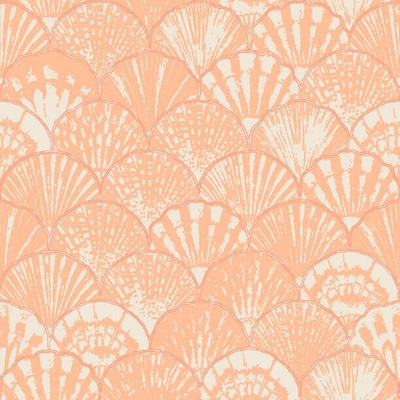 Plakát, Obraz - Watercolor sea shell seamless pattern. Hand, Olga_Z, 40 × 40 cm