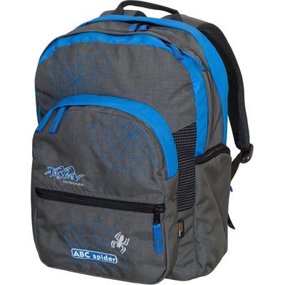Tashev Outdoors Раница за училище ТАШЕВ ABC Spider Сиво/Синьо