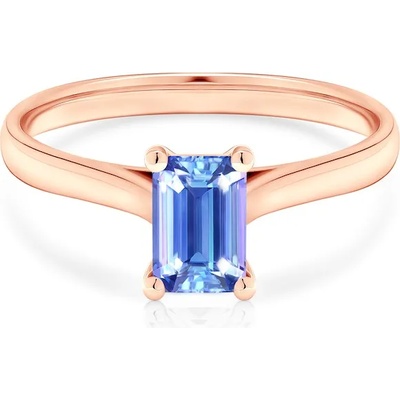 SAVICKI Годежен пръстен Savicki: розово злато, танзанит