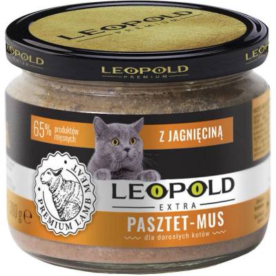 Leopold Pate Mousse s jahňacím mäsom pre mačky 300 g