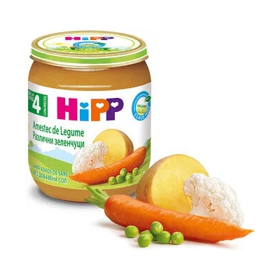Hipp пюре БИО Различни зеленчуци - 125 г
