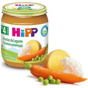 Hipp пюре БИО Различни зеленчуци - 125 г