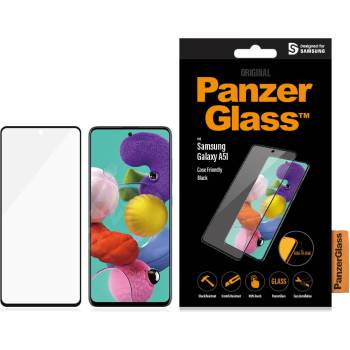 Panzer Стъклен протектор PanzerGlass за Samsung Galaxy A51 CaseFriendly - Черен, 117066