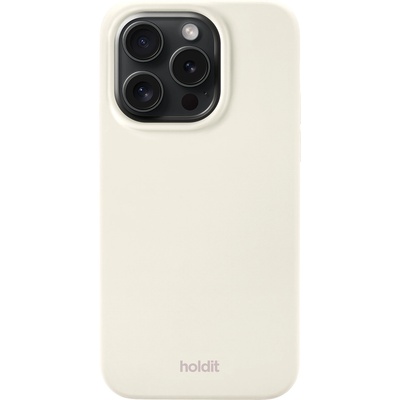 Holdit Гръб Holdit Silicone Case за iPhone 15 Pro - Soft Linen