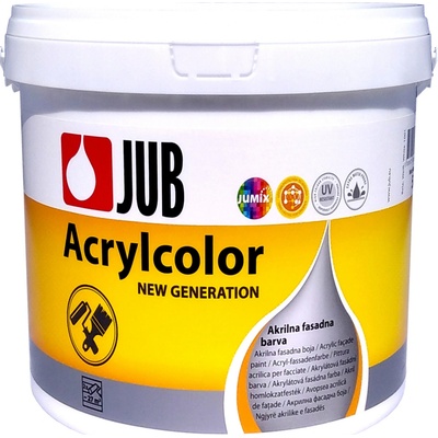Jub Acrylcolor bílá 15 L