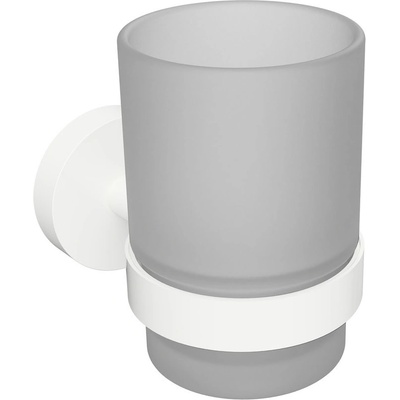 Sapho X-ROUND WHITE pohár mliečne sklo biela XR903W