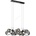 WOFI 7014-1405 - LED Пендел NANCY 14xG9/3, 5W/230V черен/хром (W3973)