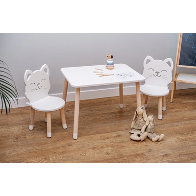 Ourbaby stůl se židlemi Kids table Cat 32189 – Zbozi.Blesk.cz