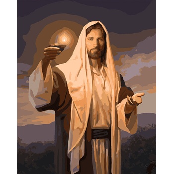 Maľovanie podľa čísiel Ježiš Láskave svetlo