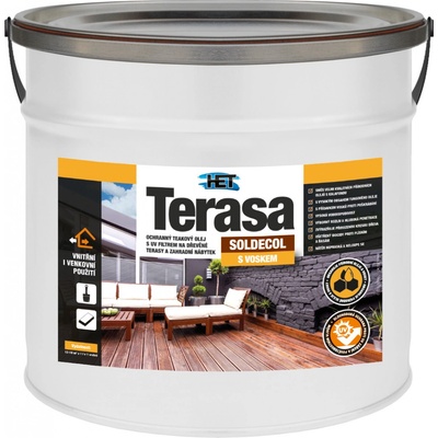 Het Soldecol terasa 2,5 l ořech