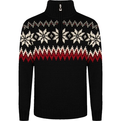 Dale Myking Masculine Sweater pánsky sveter black raspberry offwhite