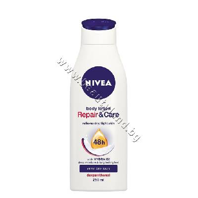 Мляко Nivea Repair & Care Body Lotion, p/n NI-88183 - Възстановяващ лосион за тяло с декспантенол за суха кожа (NI-88183)