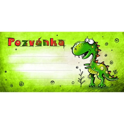 Detská pozvánka na párty Dráčik, bal.