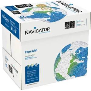 Navigator Копирна хартия Expression, А4, 90 g/m2, 500 листа, 5 пакета (1505100563)