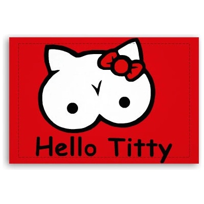 Fotoobraz 60x40 cm malý Hello titty