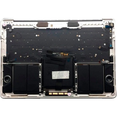 Top Case s batériou a klávesnicou (ANSI US) MacBook Pro 13" (A1706 / Late 2016) – strieborný MAC1434