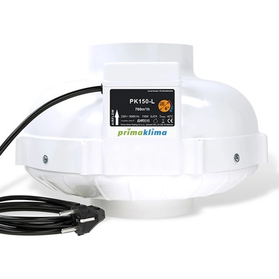 Prima Klima Вентилатор PK150-L Ø150mm 760m3/h