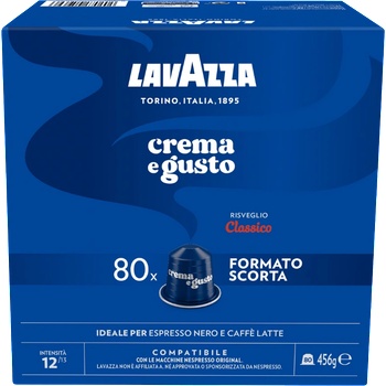 LAVAZZA Кафе капсули Lavazza Crema e Gusto Classico съвместими с Nespresso ®, 80бр