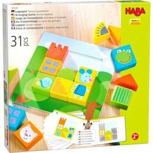 HABA Игра за пространствено подреждане Животни с шаблони от 2 години (1306292001)