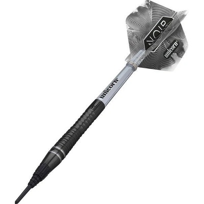Sada soft šípok Unicorn W/C Gary Anderson Phase 6 Noir 18g, 90% wolfram