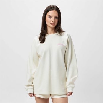 Image 1 of Jack Wills Блуза Jack Wills Women's Waffle Crew Sweatshirt - Vintage White