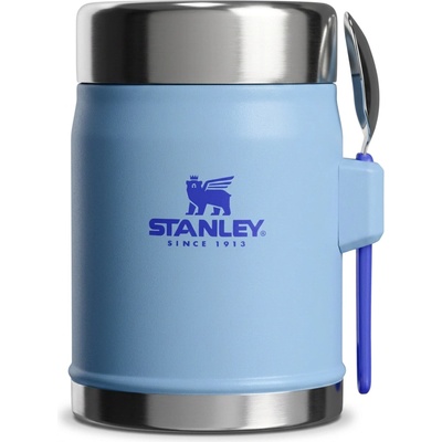 Stanley Termoska jídelní se lžící vidličkou The Legendary Classic Food Jar 400 ml 14oz Blue Sky