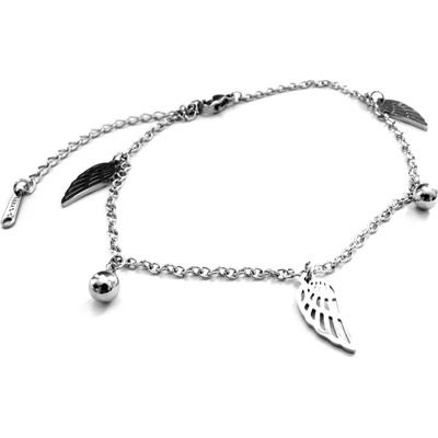 Steel Jewelry Náramek na nohu andělská křídla z chirurgické oceli NK090396 – Sleviste.cz