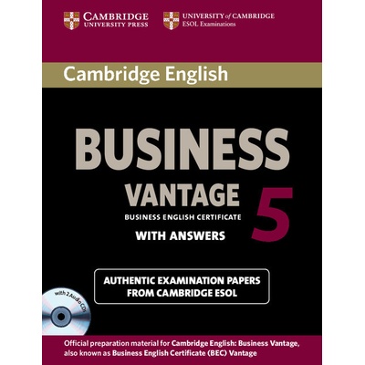 Cambridge English Business 5 Vantage Selfstudy Pack student's Book with Answers and Audio CDs 2