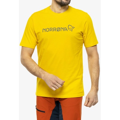 Norrona /29 Cotton Viking T-shirt žltá