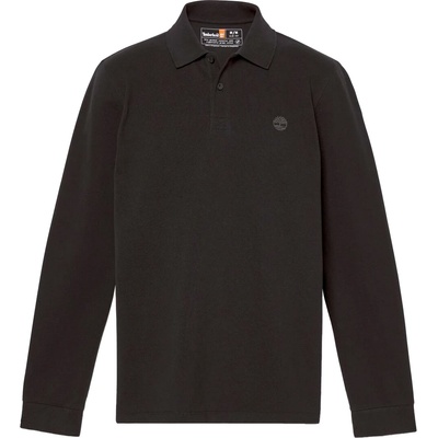 Timberland Мъжка поло тениска Timberland Millers River L/S Millers River Pique Polo shirt - Black - размер XXL (216-6947-0114)