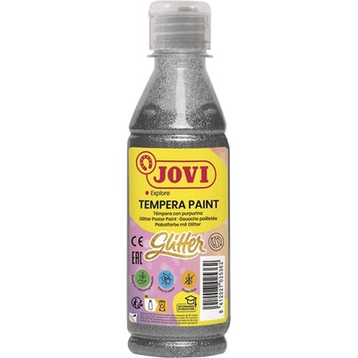 JOVI Premium Glitter Темперна боя Silver 250 ml 1 бр (51737)