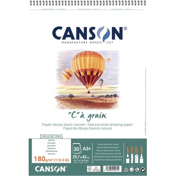 Canson Sp Càgrain Скицник 30 A3 180 g White (C400060625)
