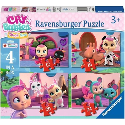 Ravensburger Cry Babies Kouzelné slzy 4v1 12,16,20,24 dielov