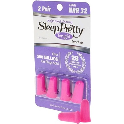 HEAROS Sleep Pretty Tonight Ear Plugs NRR 32db 2 Pairs – Zbozi.Blesk.cz