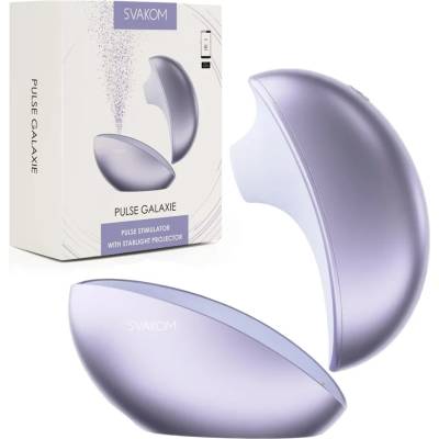 Смарт клитор стимулатор, докинг станция - Pulse Galaxie Lilac (SVAKOM0206)