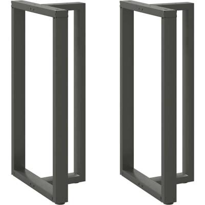 Omaxi 317667 Nohy barového stolu ve tvaru T 2 ks antracitové 60 x 35 x 110 111 cm ocel