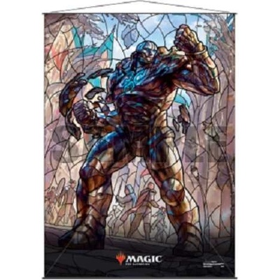 Magic: The Gathering Stained Glass Wall Scroll - Karn
