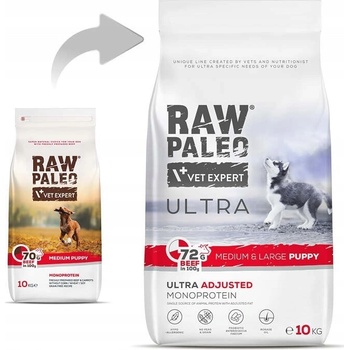 Raw Paleo Ultra Beef Medium&Large Puppy 10 kg