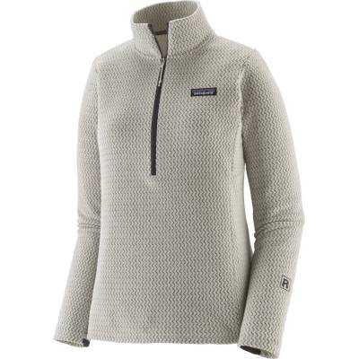 Patagonia Дамски поларен пуловер Patagonia Women's R1 Air Zip Neck Fleece jumper - Birch White (105-6527-0713)