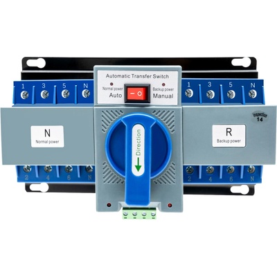 4P/63A AUTOMATICKÝ PŘEPÍNAČ NAPÁJENÍ 220V DUAL POWER RYCHLÉ PŘEPÍNÁNÍ