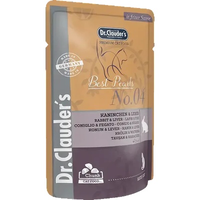 Dr.Clauder's Пауч за котка - заек и черен дроб в сос 100 гр (21115000)