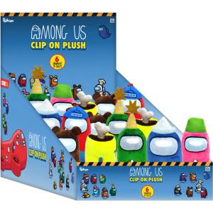  Plus Clip On Among Us Characters 13cm Random (s2) (au7204)