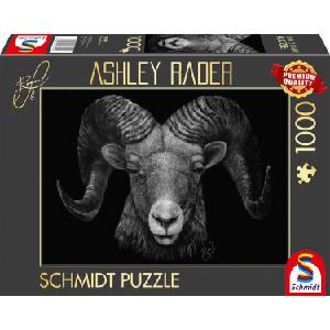 Schmidt Spiele Пъзел Schmidt от 1000 части - Овенът: Олицетворение на огъня (58540)