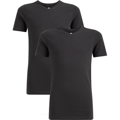 WE Fashion Тениска черно, размер 158-164