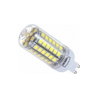 SMD Lighting LED žárovka G9 6,5W 69x SMD 5050 bílá čistá